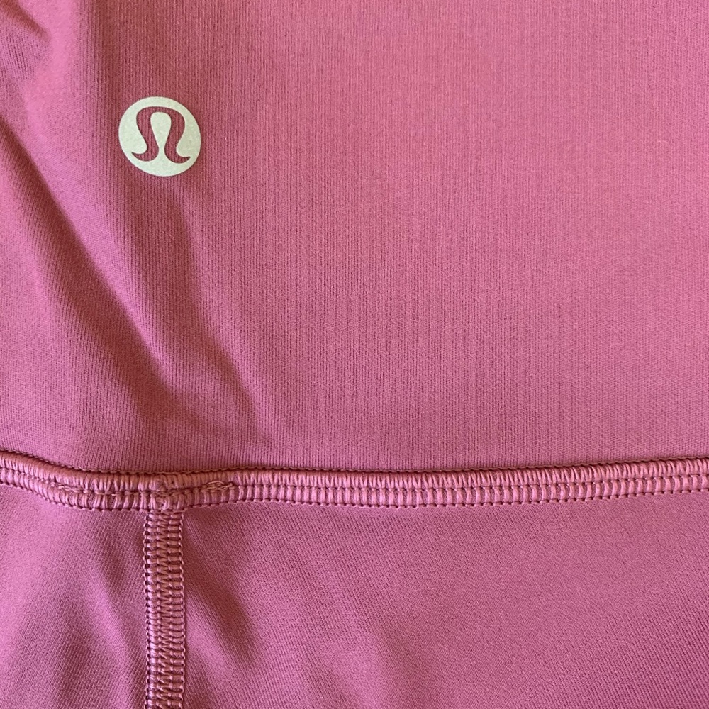 Lululemon Luxtreme High Rise Crop, Size 4, Merlot